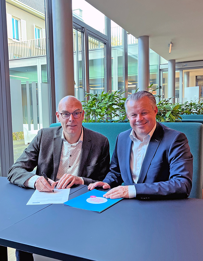 Ondertekening overeenkomst Utrechtse Heuvelrug nieuwe lidgemeente Dimpact